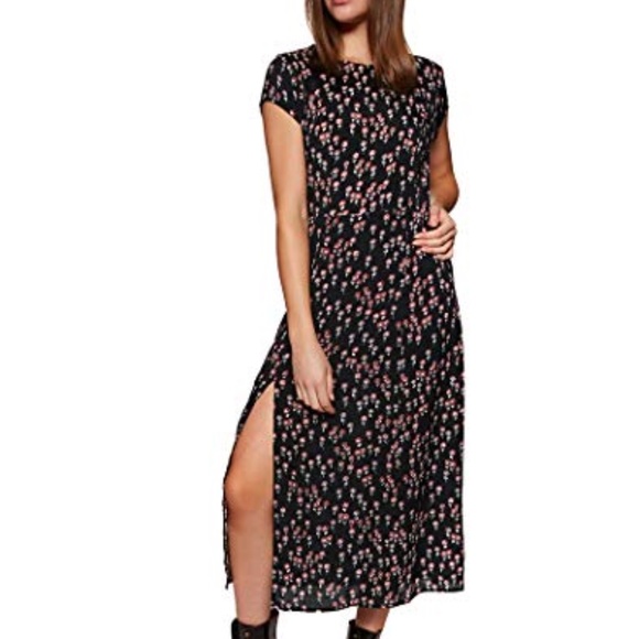 Free people corrie printed maxi dress size 2 - Picture 1 of 2